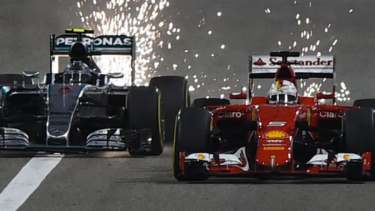 Sparks fly as Rosberg and Vettel duke it out in Bahrain