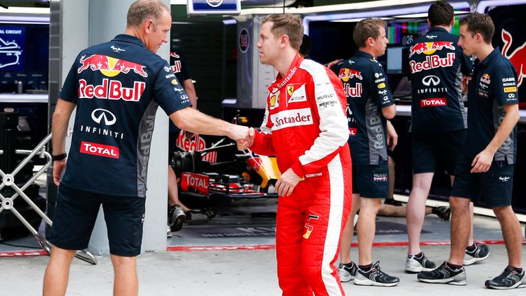 Sebastian Vettel Red Bull Ferrari