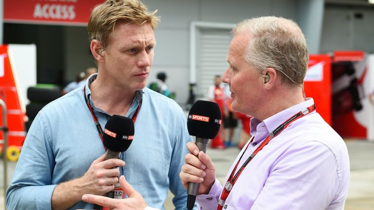 Simon Lazenby and Johnny Herbert
