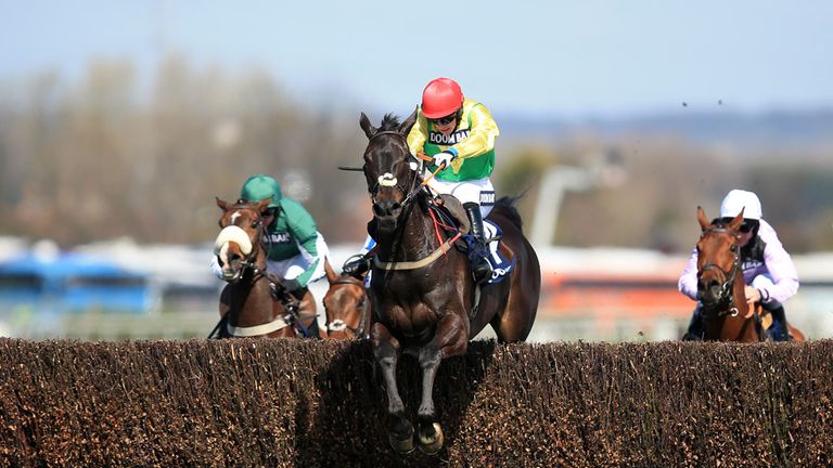 Sizing Granite goes on to win the Doom Bar Maghull Novices' Chase