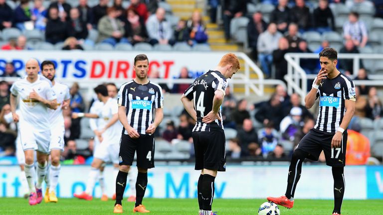 Newcastle: In freefall down the Premier League table