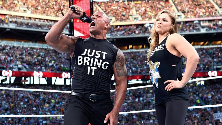 The Rock & Ronda Rousey