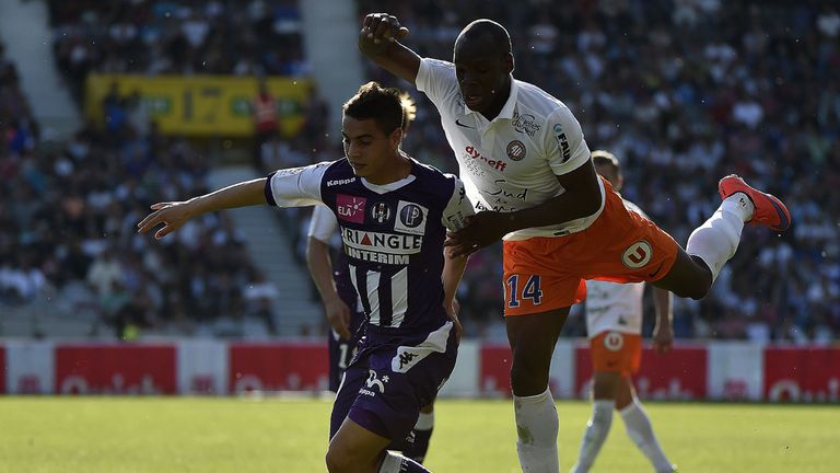 Wissam Ben Yedder tries to make progress for Toulouse