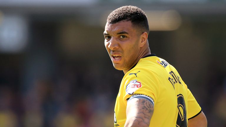 Watford's Troy Deeney during the Sky Bet Championship match at Vicarage Road, Watford.