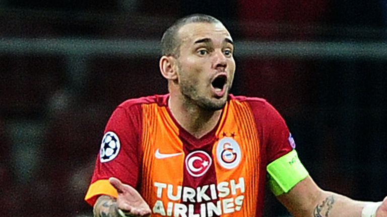 Galatasaray's Wesley Sneijder