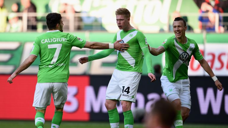 Kevin de Bruyne's equaliser salvaged a point for Wolfsburg