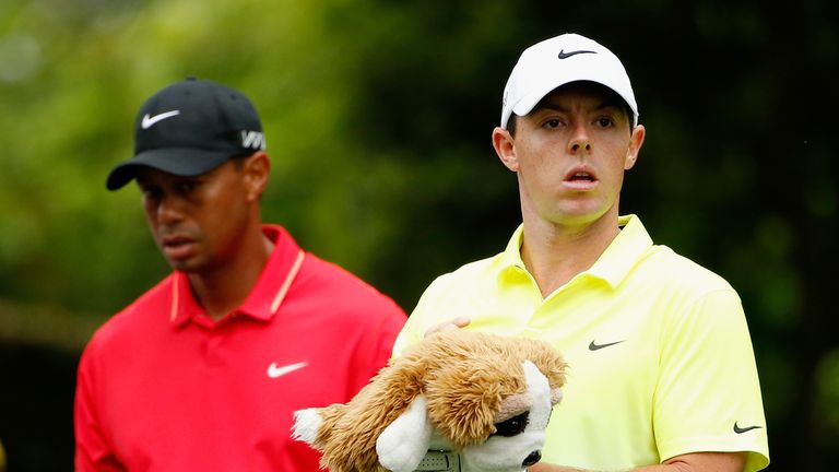 Tiger Woods, Rory McIlroy, Masters final round, Augusta National