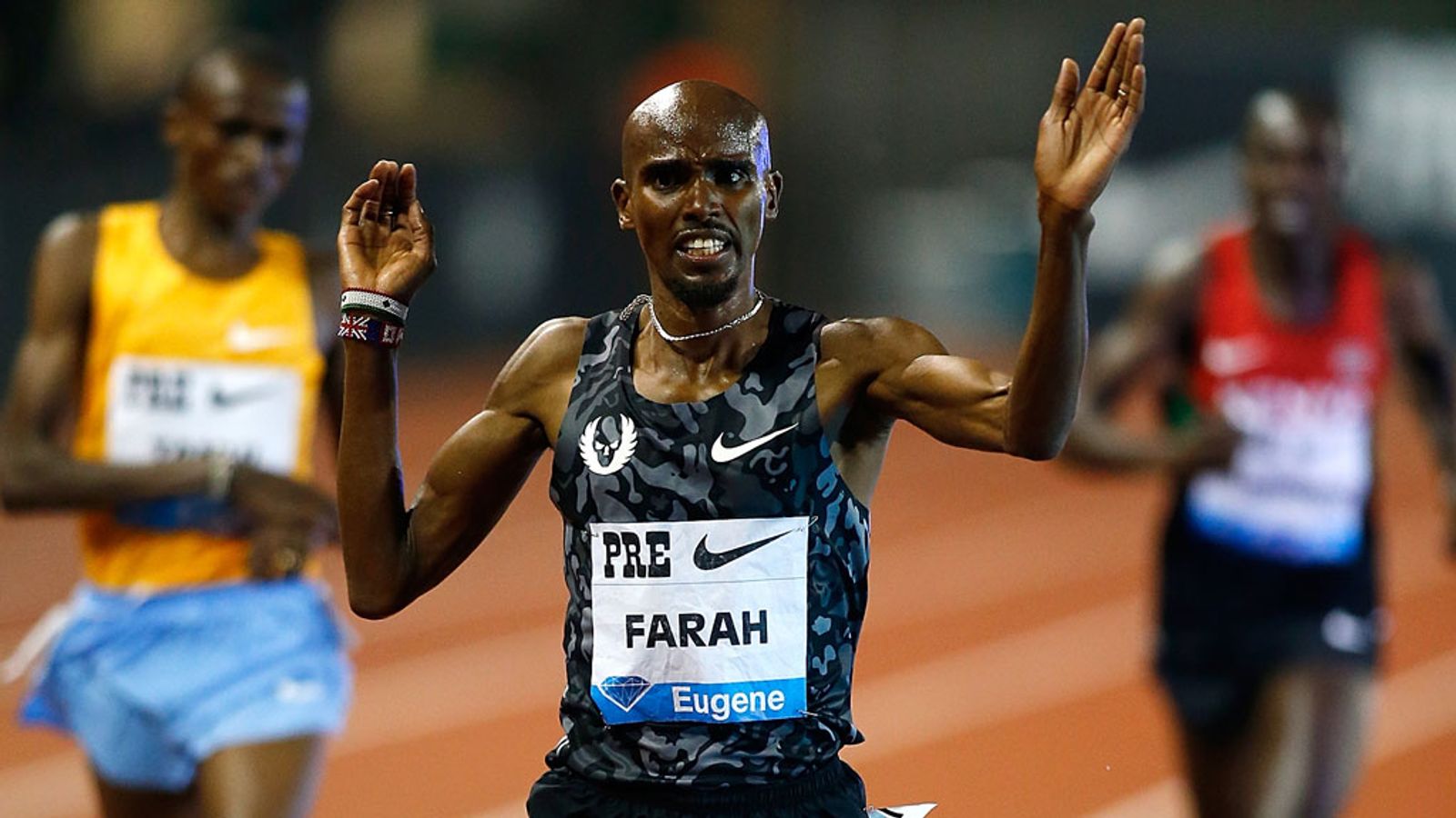 Mo Farah wins 10,000 metres at Prefontaine Classic Diamond League ...