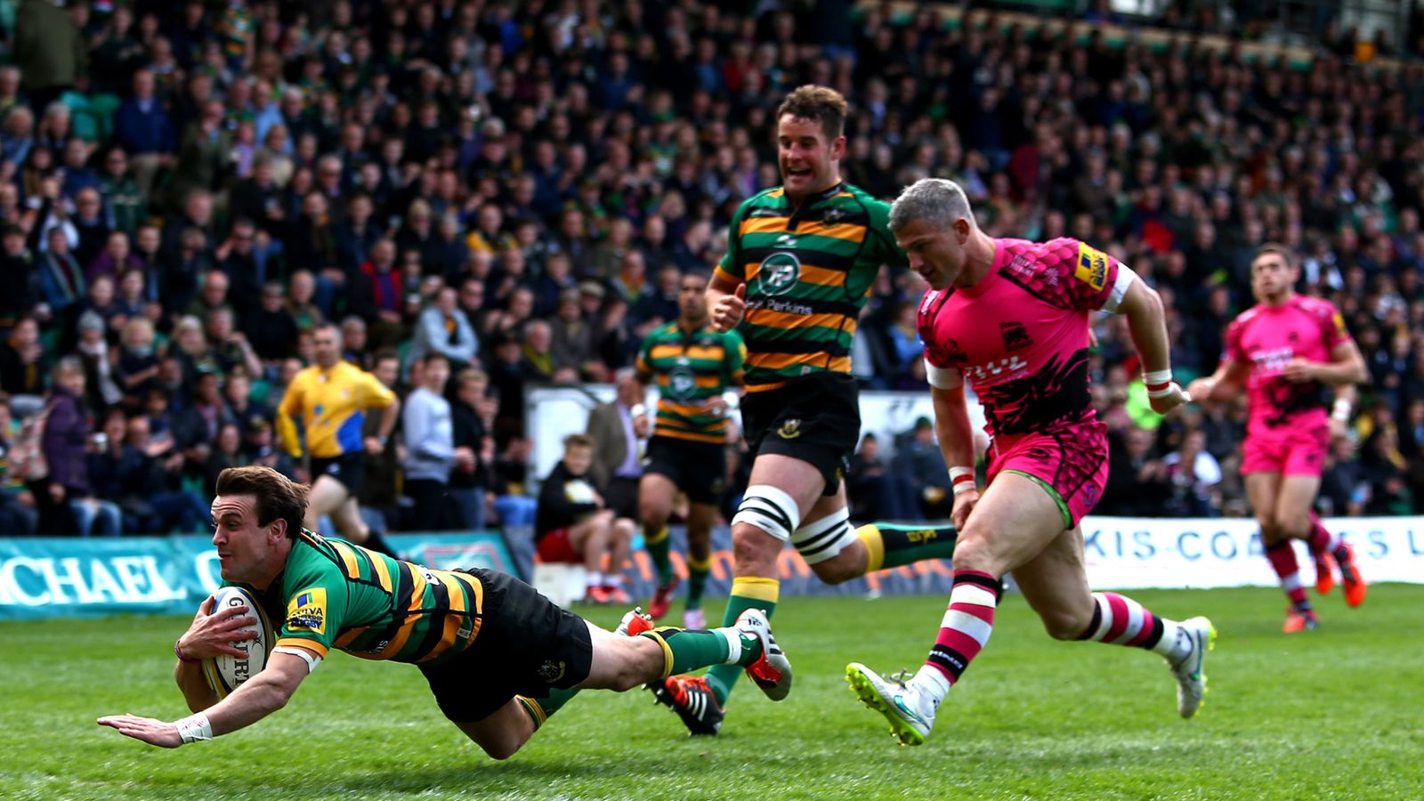 Northampton batter London Welsh to secure top spot in Aviva Premiership ...
