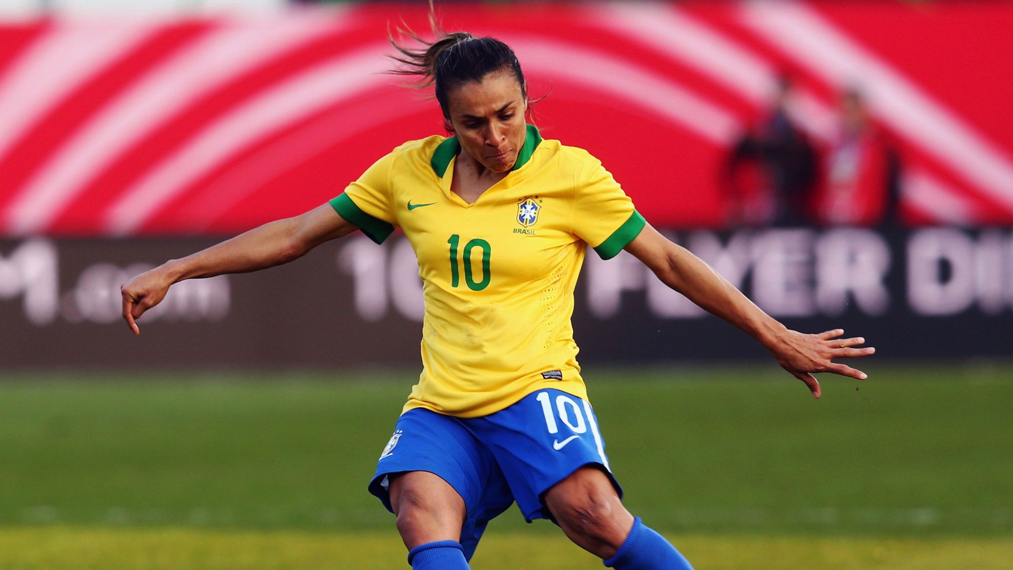 Marta becomes record Women's World Cup scorer in Brazil win | Football ...