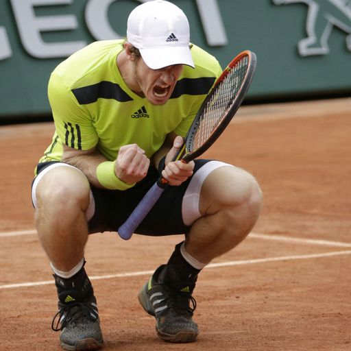 Andy Murray's French Open record