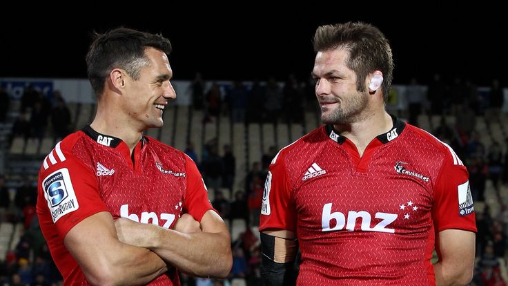 Dan Carter and Richie McCaw of the Crusaders