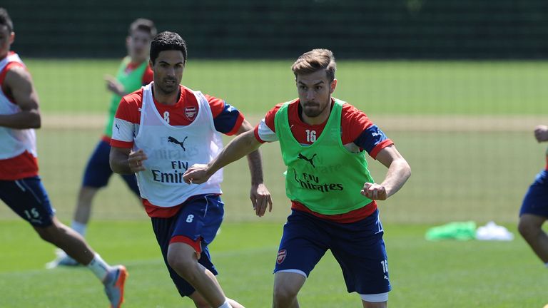 Aaron Ramsey:  Arsenal midfielder expects to challenge for next season's Premier League