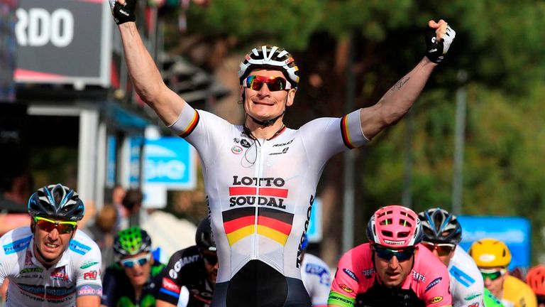 Andre Greipel wins stage six of the 2015 Giro d'Italia