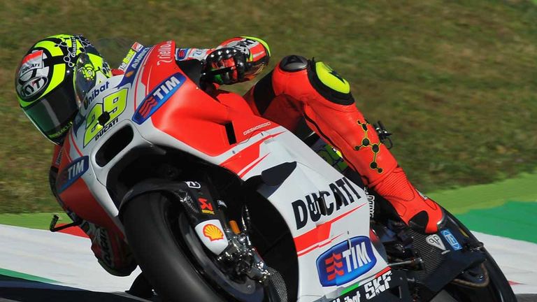 Andrea Iannone, Ducati. Qualifying for the Italian Grand Prix