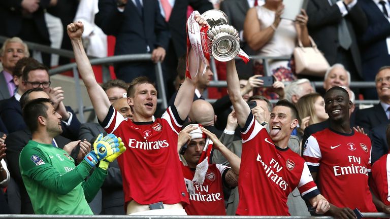 Arsenal are aiming win the FA Cup two years running 