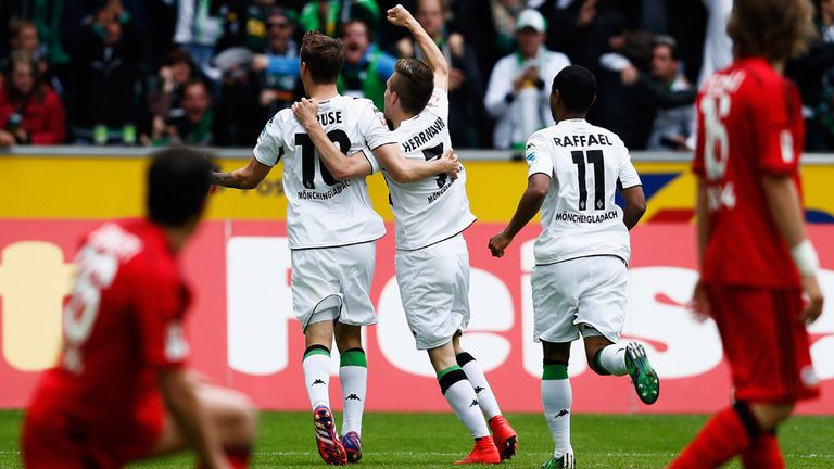 Max Kruse celebrates after opening the scoring