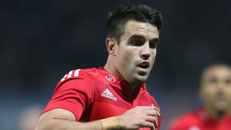 Conor Murray of Munster in action in December 2014