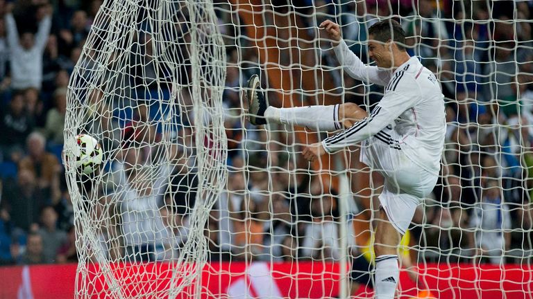 Cristiano Ronaldo: Reacted angrily after Alvaro Arbeloa scored for Real Madrid