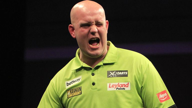 Michael van Gerwen: Picture by Lawrence Lustig/PDC