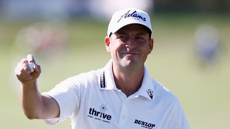 David Howell of England takes the plaudits during he third round of the Open de Espana