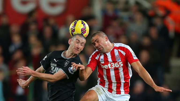 David Jones, Jon Walters, Stoke v Burnley, 22 November 2014