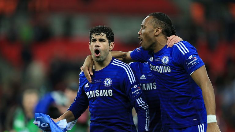 Diego Costa says Didier Drogba has had a major impact on his Chelsea ...