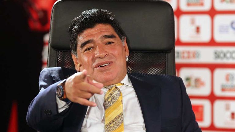 Diego Maradona at Soccerex Asian Forum