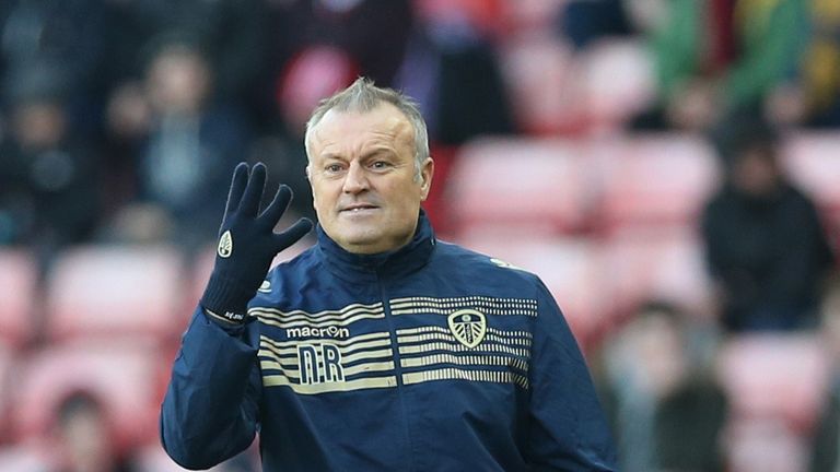 Leeds United's English head coach Neil Redfearn