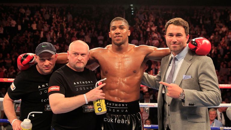 Anthony Joshua Eddie Hearn