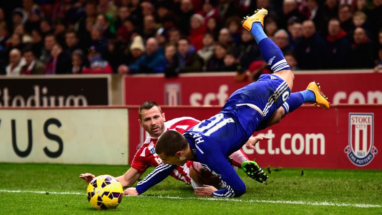 Eden Hazard: Fouled more than any Premier League player this season