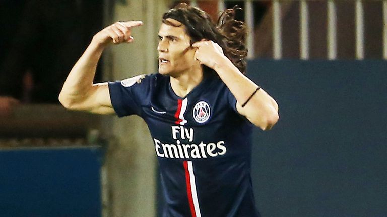 Edinson Cavani scored the only goal in the French Cup final