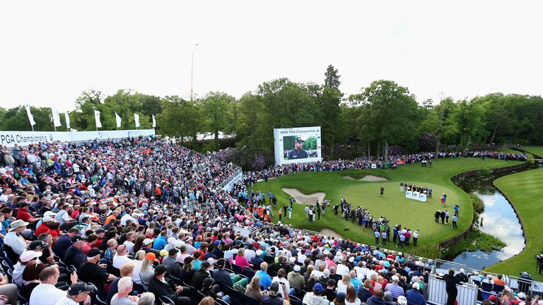 There is always a great atmosphere at Wentworth, especially around the 18th