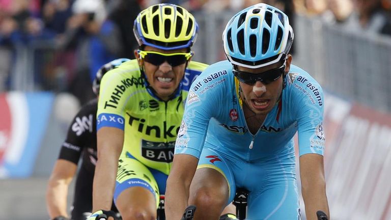 Fabio Aru, Alberto Contador, Giro d'Italia 2015, Abetone, stage five