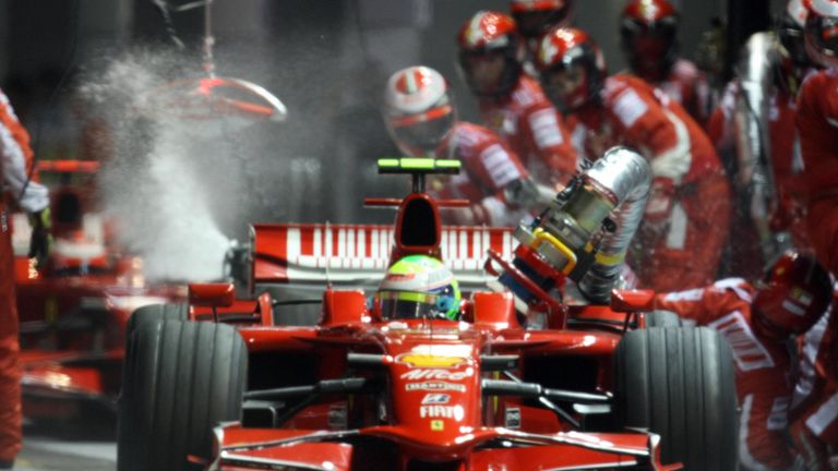 Felipe Massa was infamously dispatched from a pitstop with the fuel hose still attached to his Ferrari at the 2008 Singapore GP