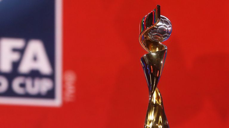 The FIFA Women's World Cup trophy 