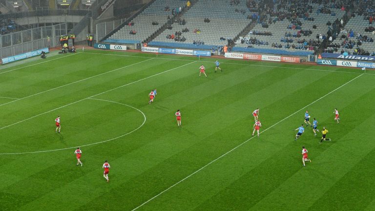Dublin v Derry blanket defence National League