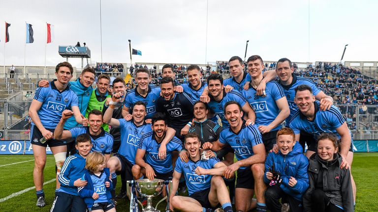 Dublin with the National League trophy
