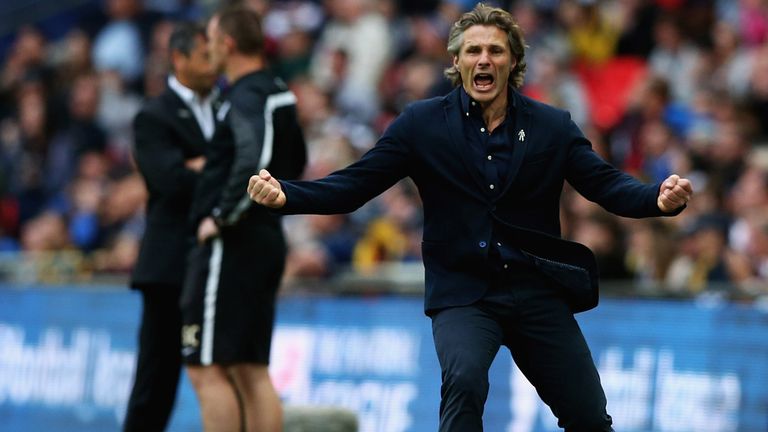 Chairboys boss Gareth Ainsworth was happy to celebrate