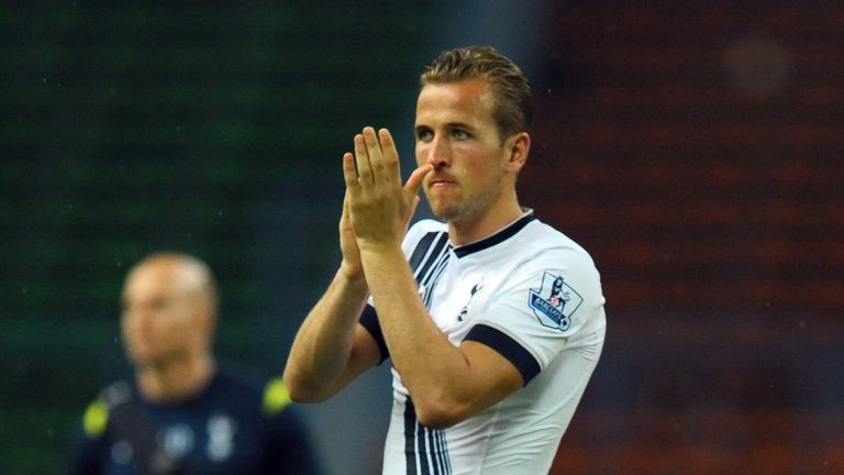 Harry Kane of Tottenham Hotspur celebrates after they defeated Malaysia XI 2-1 during the pre-season friendly match between 