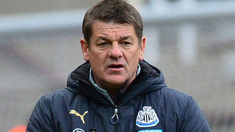 John Carver: Took time out to meet with two angry Newcastle fans