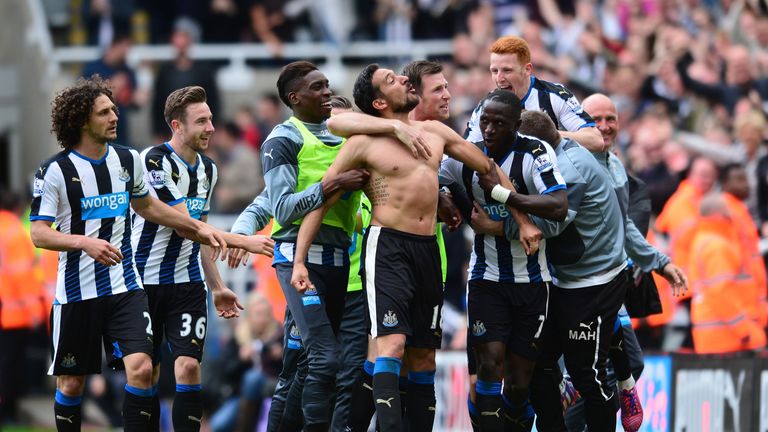 Jonas Gutierrez of Newcastle United 