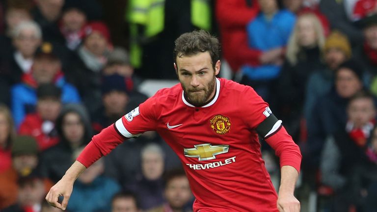 Juan Mata: The Manchester United midfielder was frustrated against West Brom.
