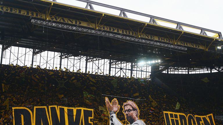 Borussia Dortmund fans say goodbye to Jurgen Klopp