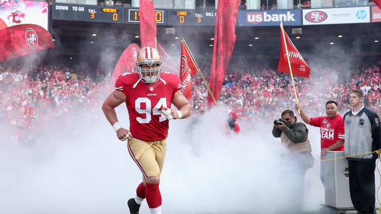 Justin Smith: The defensive tackle made five Pro Bowls with the 49ers.