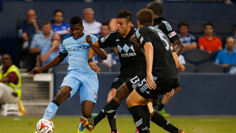 Kelechi Iheanacho impressed for Manchester City in a pre-season clash against Sporting Kansas City