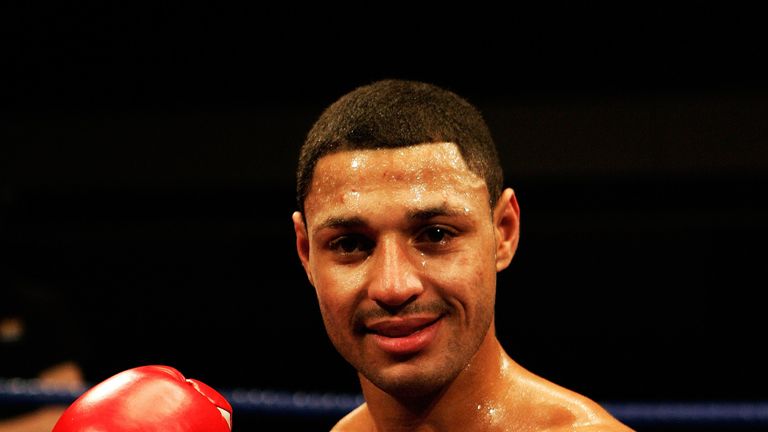 LONDON - JANUARY 30:  Kell Brook of Sheffield poses after victory over Stuart Elwell of Walsall during their Welterweight Championship of Great Britain tit