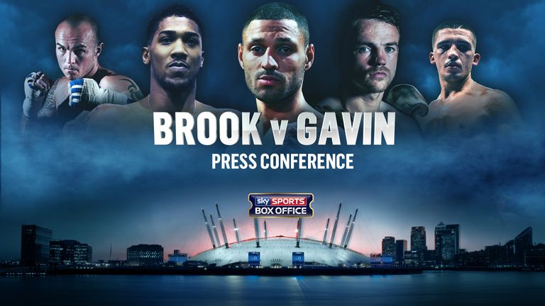 Watch the Brook v Gavin press conference LIVE