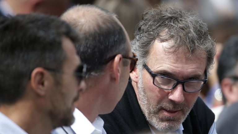 PSG's coach Laurent Blanc attends Nadal v Almagro