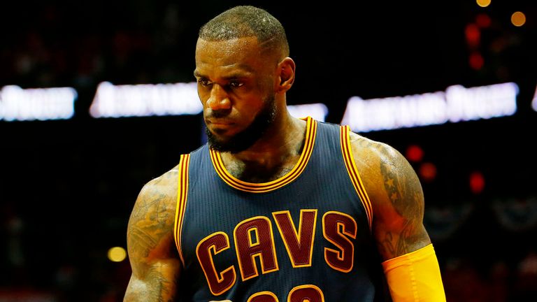 LeBron James hopes to lead the Cleveland Cavaliers to an NBA title